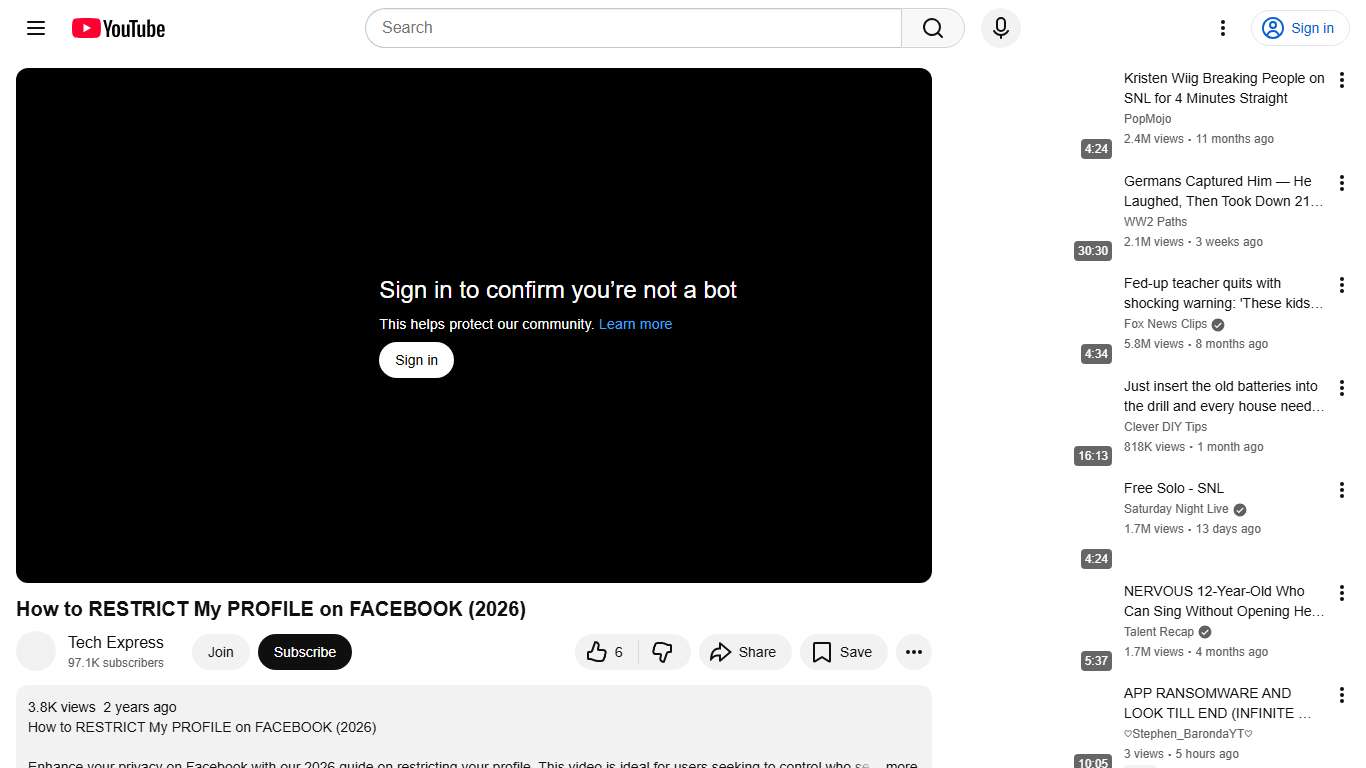 How to RESTRICT My PROFILE on FACEBOOK (2026) - YouTube