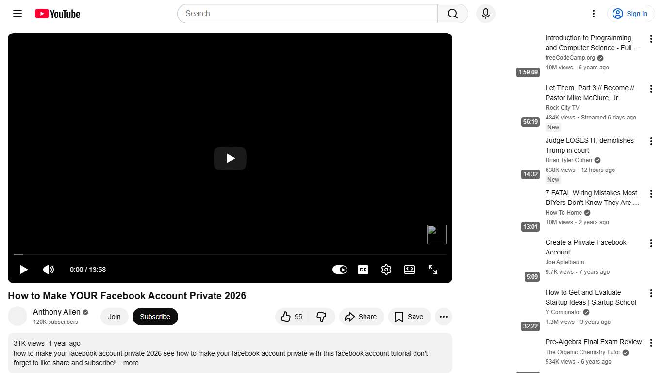 How to Make YOUR Facebook Account Private 2026 - YouTube